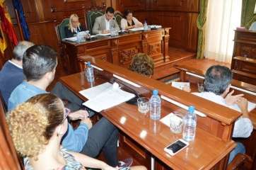 Momento del Pleno ordinario de este viernes (Foto TA)