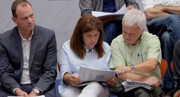 Óscar Hernández, Carmen Hernández y Carmelo Ramírez (Foto TA)