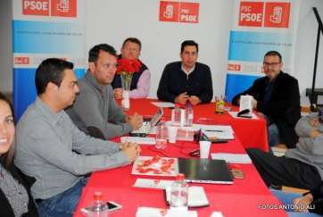 Imagen de archivo de una Ejecutiva del PSOE de Telde (Foto Antonio Alí)