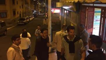 Miembros de la Ejecutiva local de CC, anoche (Foto TA)