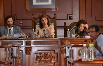 Imagen de archivo de un Pleno de Telde (Foto TA)