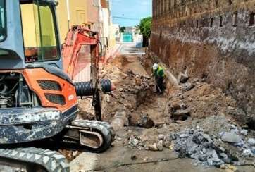 Trabajos en El Caracol (Foto TA)