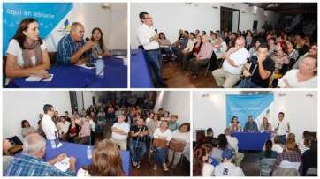 La asamblea de militantes de CC registró una concurrida asistencia (Foto TA)