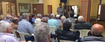 Momento de la reunión de este jueves en Telde (Foto TA)