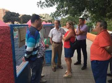 El PP, en el Valle de Jinámar, escuchando las demandas vecinales (Foto TA)