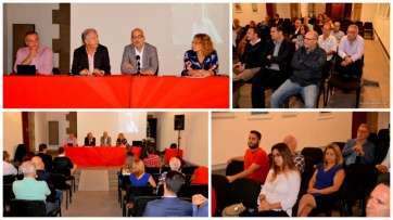 La charla-coloquio tuvo lugar en la ermita de San Pedro Mártir (Foto Antonio Alí)