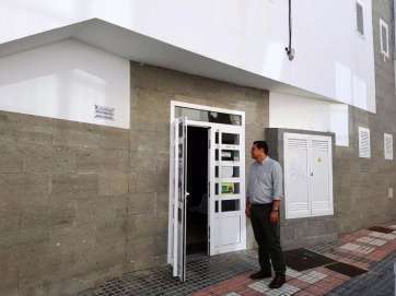 El edil Diego Ojeda, en la UTS de Los Llanos (Foto TA)