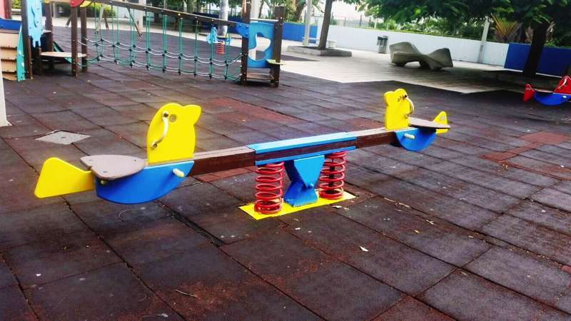 Imagen de la zona infantil del parque urbano de La Barranquera (Foto TA)