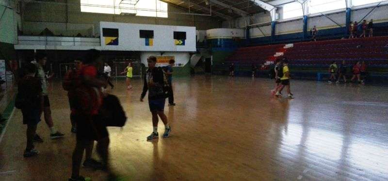 El apagón llegó esta tarde al Pabellón Insular Antonio Moreno (Foto TA)