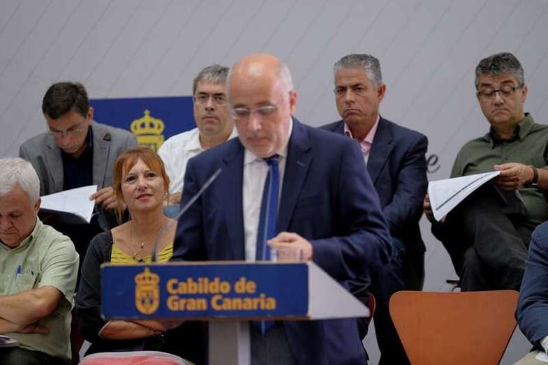 Antonio Morales, presidente del Cabildo grancanario (Foto TA)