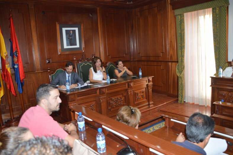 Imagen de archivo de una sesión plenaria del Consistorio (Foto TA)