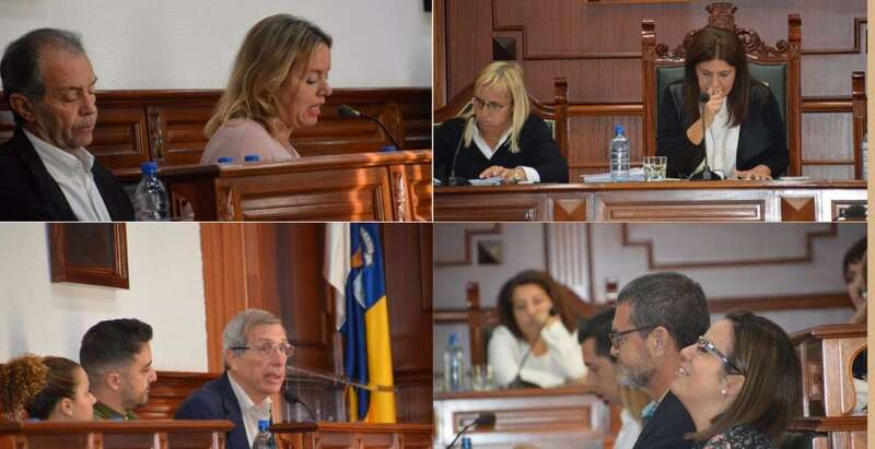 Composición con imágenes del Pleno de este viernes (Foto TA)