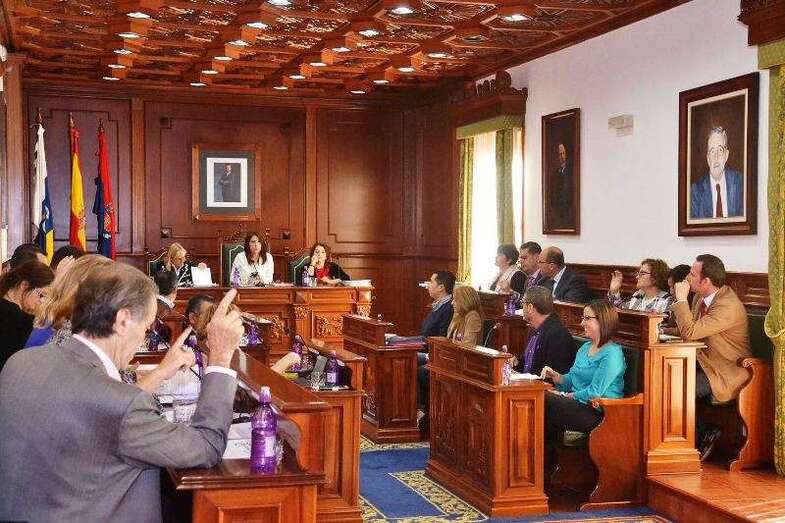Pleno del Ayuntamiento de Telde (Foto TA)