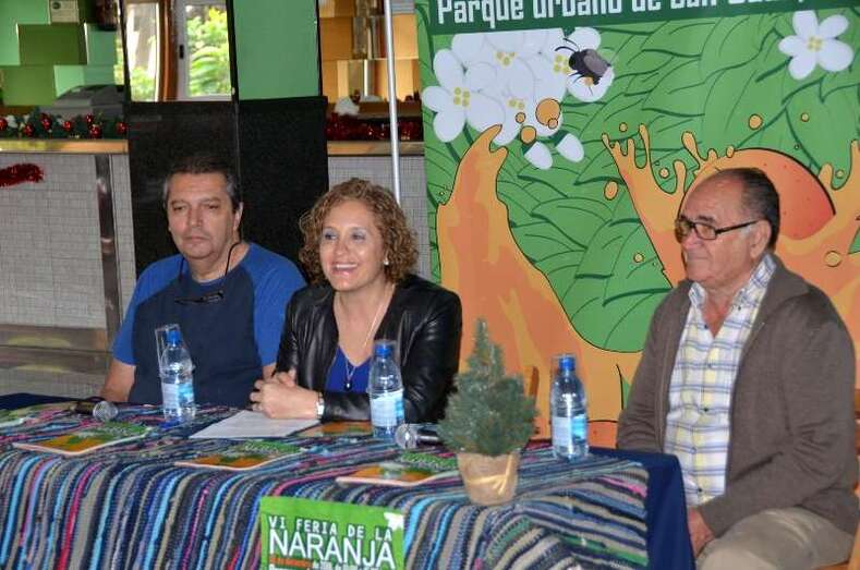 La concejala Marta Hernández, en el acto de presentación de la Feria de la Naranja (Foto TA)