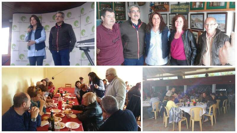 Diferentes momentos del encuentro de este domingo (Foto TA)