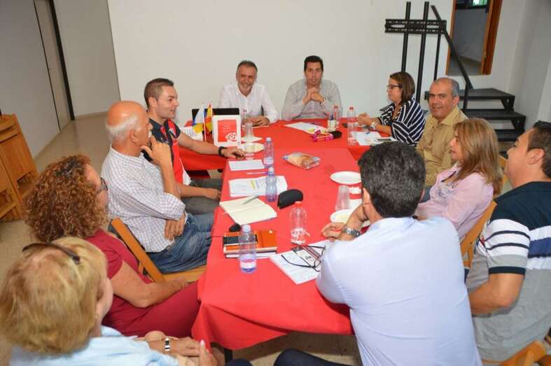 Imagen de una reunión reciente de la ejecutiva socialista (Foto TA)