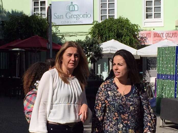 Soledad Hernández y Saraiba Leal, en una imagen de archivo (Foto TA)