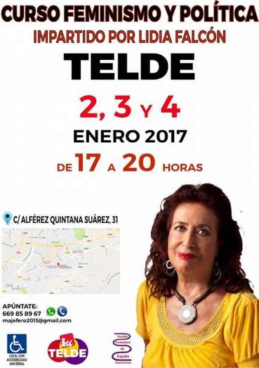 Cartel del curso (Foto TA)