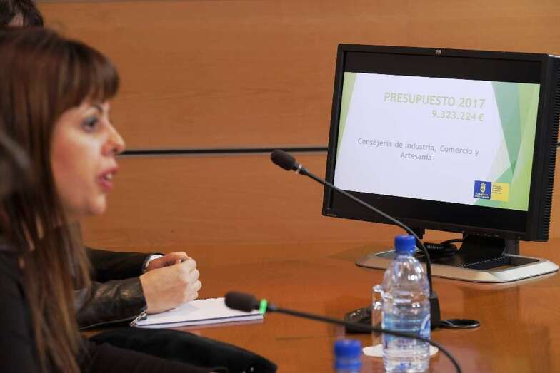 La consejera teldense presentó el presupuesto de sus departamentos para 2017 (Foto TA)