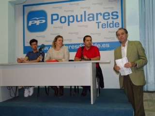 Imagen de una reunión del PP de Telde (Foto TA)