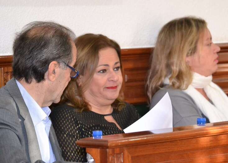 Ediles del Partido Popular  en el Pleno de este lunes (Foto TA)