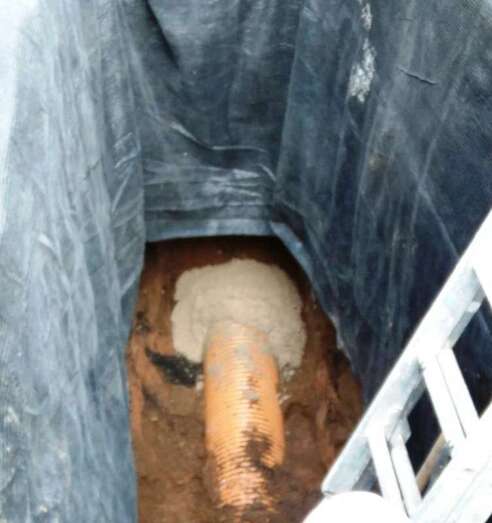 Obra acometida por Aguas de Telde (Foto TA)