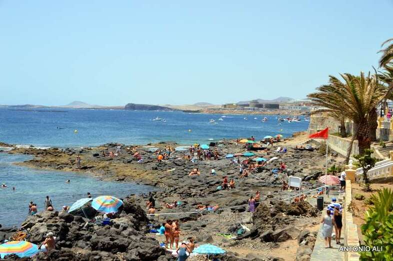 Imagen de la costa de Taliarte, una de las zonas que podrían resultar agracias con estas piscinas naturales (Foto Antonio Alí)