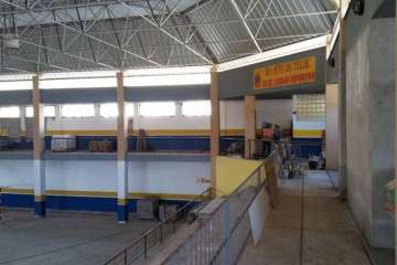 Obras en el Pabellón de Jinámar-Telde (Foto TA)