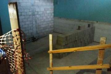 Obras en el Pabellón de Jinámar-Telde (Foto TA)