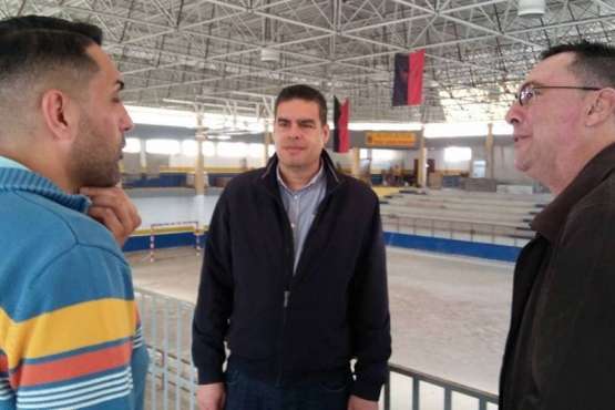 Obras en el Pabellón de Jinámar-Telde (Foto TA)