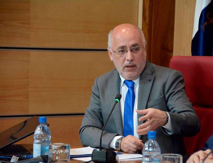 El presidente del Cabildo de Gran Canaria, Antonio Morales (Foto TA)