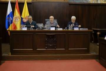 Asamblea de Alcaldes de Gran Canariam hoy lunes en el Cabildo (Foto TA)