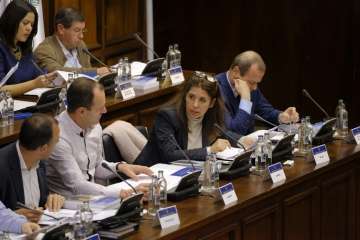 Asamblea de Alcaldes de Gran Canariam hoy lunes en el Cabildo (Foto TA)