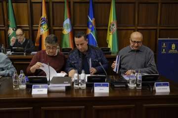 Asamblea de Alcaldes de Gran Canariam hoy lunes en el Cabildo (Foto TA)