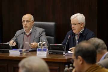 Asamblea de Alcaldes de Gran Canariam hoy lunes en el Cabildo (Foto TA)