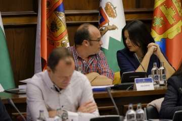 Asamblea de Alcaldes de Gran Canariam hoy lunes en el Cabildo (Foto TA)