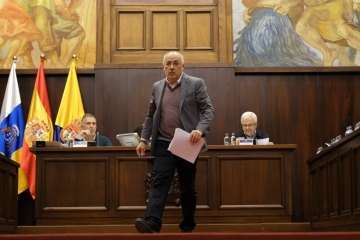 Asamblea de Alcaldes de Gran Canariam hoy lunes en el Cabildo (Foto TA)