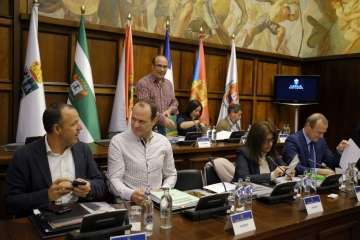 Asamblea de Alcaldes de Gran Canariam hoy lunes en el Cabildo (Foto TA)