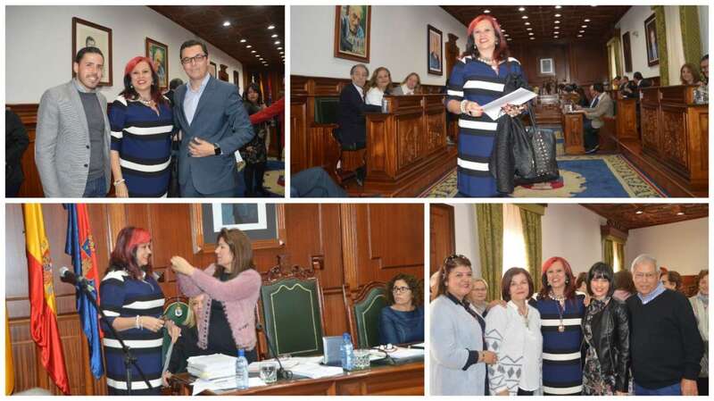 Saro Sosa, este viernes a su llegada al Pleno municipal (Foto TA)