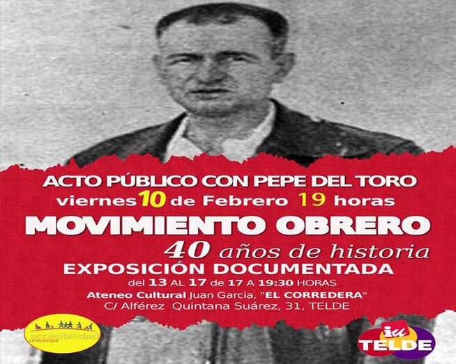 Cartel promocional del acto (Foto TA)