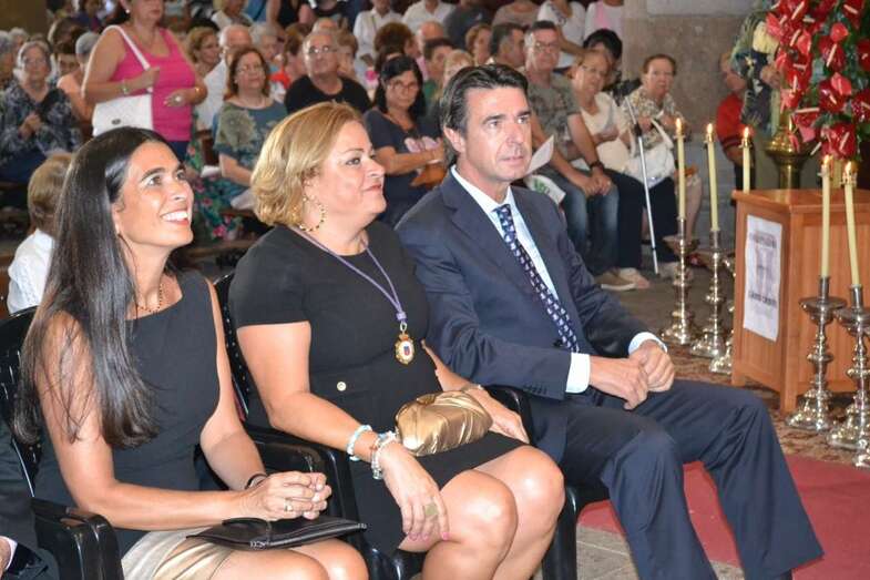 José Manuel Soria, junto a la entonces alcaldesa de Telde, en una imagen de archivo (Foto TA)
