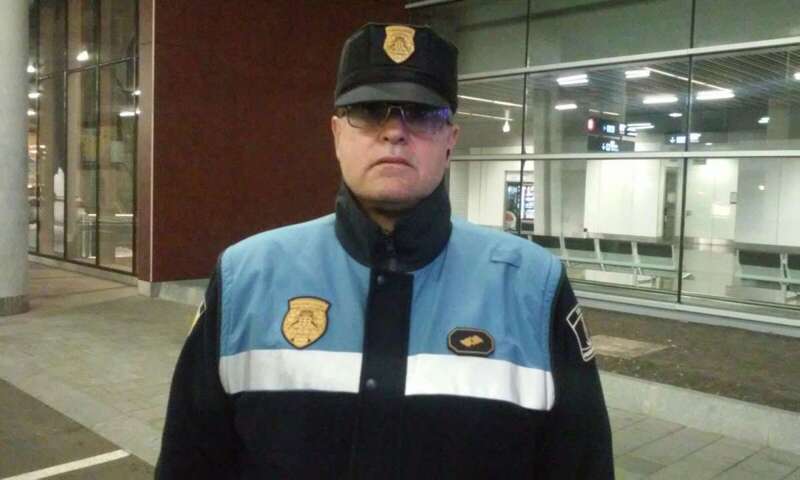 Julián Valdemoro con el uniforme de la Policía Local de Telde  (Foto TA)