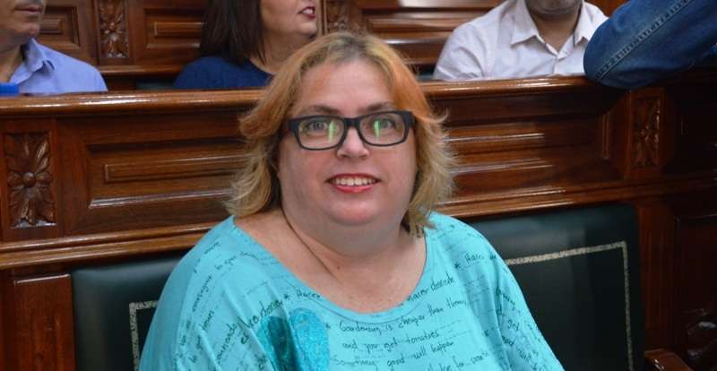 María Luisa Dávila, concejala de Más por Telde y ex responsable de Participación Ciudadana (Foto TA)