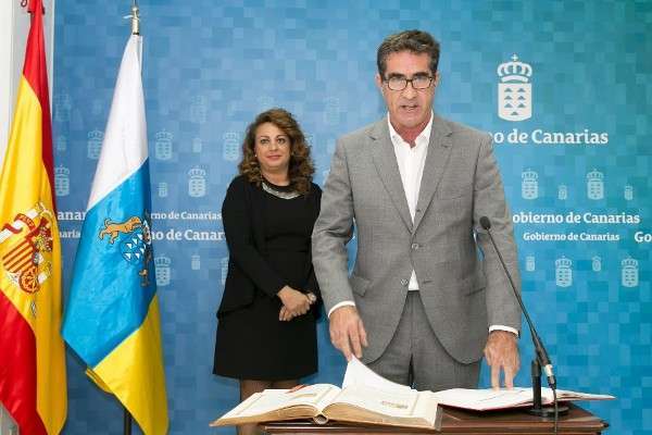 Francisco Candil, el día que tomó posesión de viceconsejero (Foto TA)