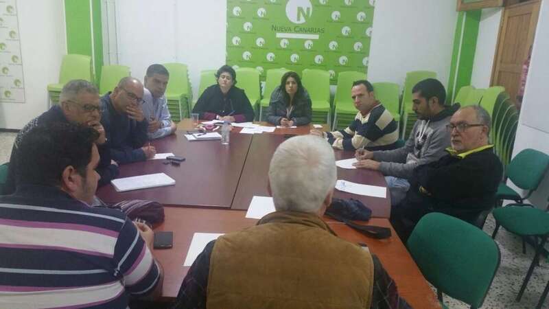 Anoche se reunió la ejecutiva local de NC de Telde (Foto TA)