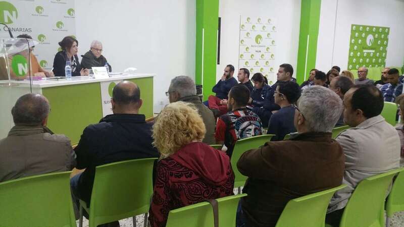 La reunión tuvo lugar en la sede de NC de Telde (Foto TA)