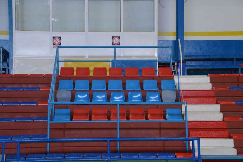 Palco en el Pabellón Insular Antonio Moreno (Foto TA)