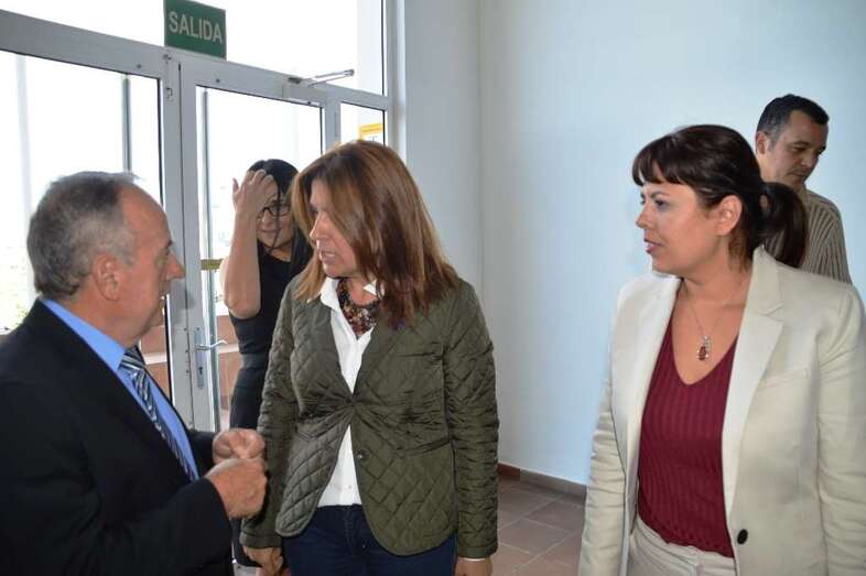 Minerva Santana y la alcaldesa de Telde (foto TA)