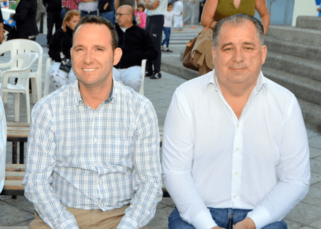 Eloy Santana (i) y Juan Martel (d) (Foto TA)