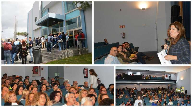 La asamblea tuvo lugar en el Teatro Municipal (Foto TA)